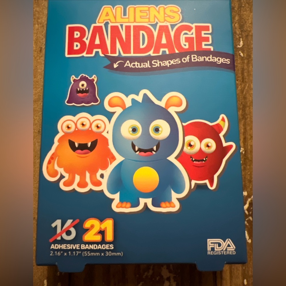 Bioswiss Aliens Fun Shaped Kids Bandages